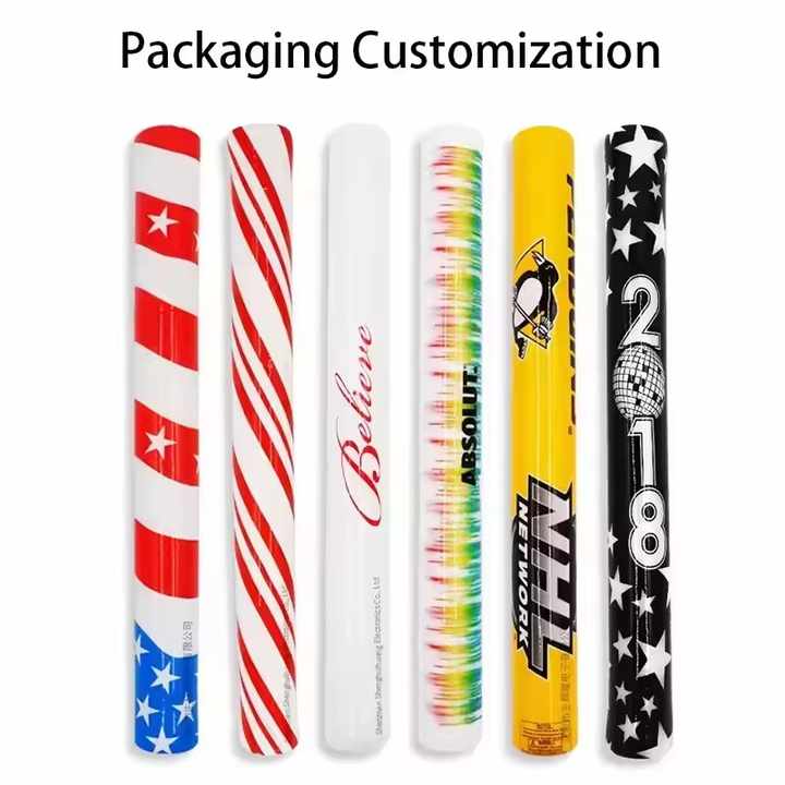 Nicro hat Ihr eigenes Logo angepasst Kreativer LED-Schaumstoff-Stick LED-Neon-Party zubehör Leuchtender LED-Schaumstoff-Stick
