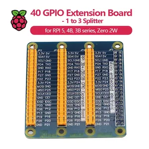 Raspberry Pi GPIO-Erweiterungs karte 1 bis 3, 40-poliges GPIO-Modul für Raspberry Pi 5, 4B, 3B/3B, Zero 2 W Banana Pi