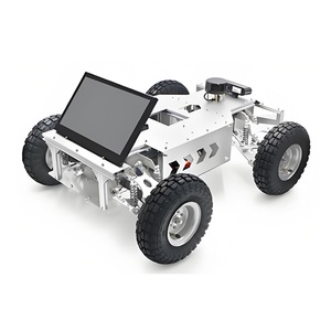 Vendita calda Robot telaio auto 4 ruote alto profilo pendolo sospensione Ackerman grande Robot telaio