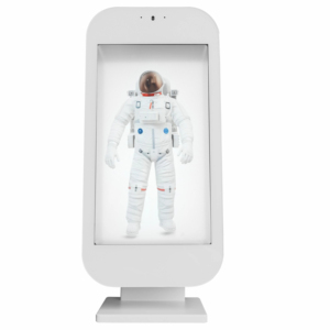 3Dホログラフィックディスプレイ21.5インチ広告タッチスクリーンモニターボックス展示会用インタラクティブ透明LCDディスプレイキャビネット - Product Image 1