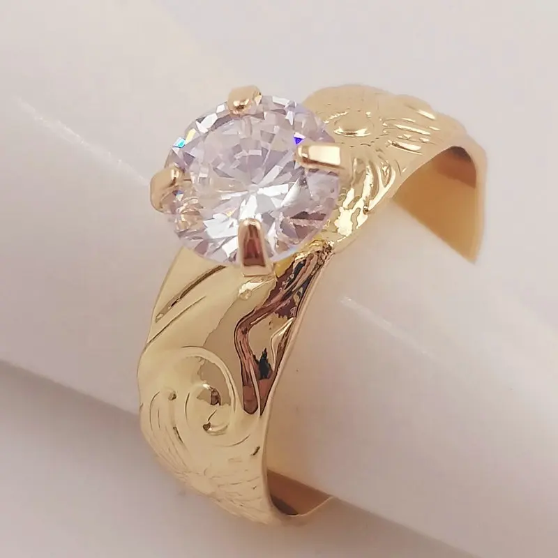 Hawaii Cincin Berlian Pusaka Wanita dengan Batu 14K Emas Perhiasan Gelang Set Anting-Anting Hadiah Natal Cincin Cz