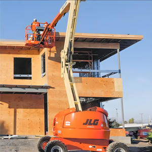 E450AJ Elevador de brazo articulado hidráulico Plataforma de trabajo aéreo 14m Cherry Picker Elevador de pluma remolcable - Product Image 2