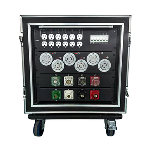 12 Way 4 Wire 160A Camlock Distribuidores de energía de entrada Caja de distribución eléctrica trifásica para equipos de energía - Product Image 1
