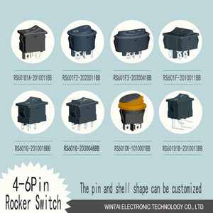 Wintai-tech çin fabrika yeni tel deniz Rocker anahtarları tel koşum ile 12 Volt Rocker anahtarı işıklı geçiş anahtarı kablolama - Product Image 4