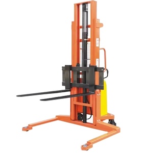 REDDOT安価で経済的な1600-3500mmリフティング高さ半電動スタッカー、ストラドルレッグ付き - Product Image 1