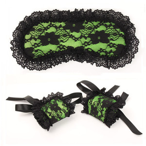 3pcs/套廉价束缚套装蕾丝<span class=keywords><strong>bdsm</strong></span>套装爱情眼罩手铐性爱日本18性用品