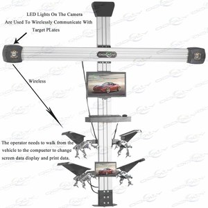 3D车轮定位仪汽车手动汽车定位机价格与CE - Product Image 2