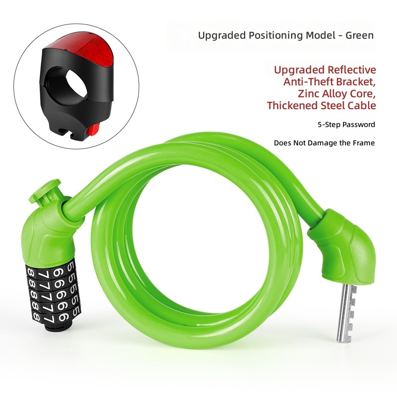 Upgraded Model (Green) + Reflective Anti-Theft Mount