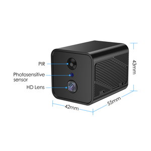 3000毫安时3MP 1080P全高清无线智能小监控家庭安全Ubox Icam应用网络迷你Wifi /4g sim卡IP摄像头 - Product Image 4