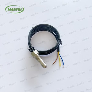 Threaded Type High <strong>Temperature</strong> Resistance <strong>Temperature</strong> <strong>Sensors</strong> Probe PT100 RTD with 1m 3m 5m Silicone Cable - Product Image 4
