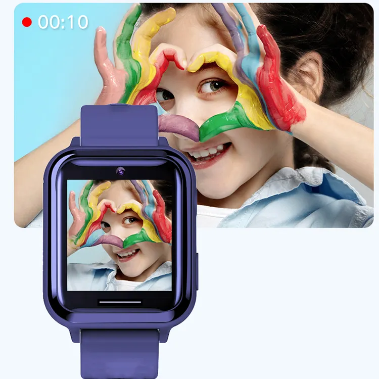 A2 kids care digital smart watch impermeabile IP67 Gps Lbs camera smart phone led bambini smart watch per bambini con sim card