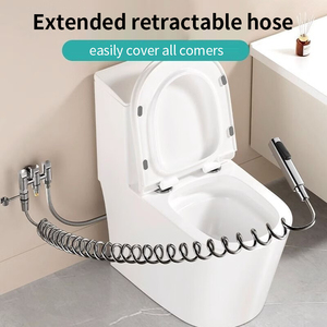 Taşınabilir paslanmaz çelik el bide tek soğutma fonksiyonu kolay kullanımlı üç çıkışlı ev su musluk çamaşır makinesi - Product Image 4