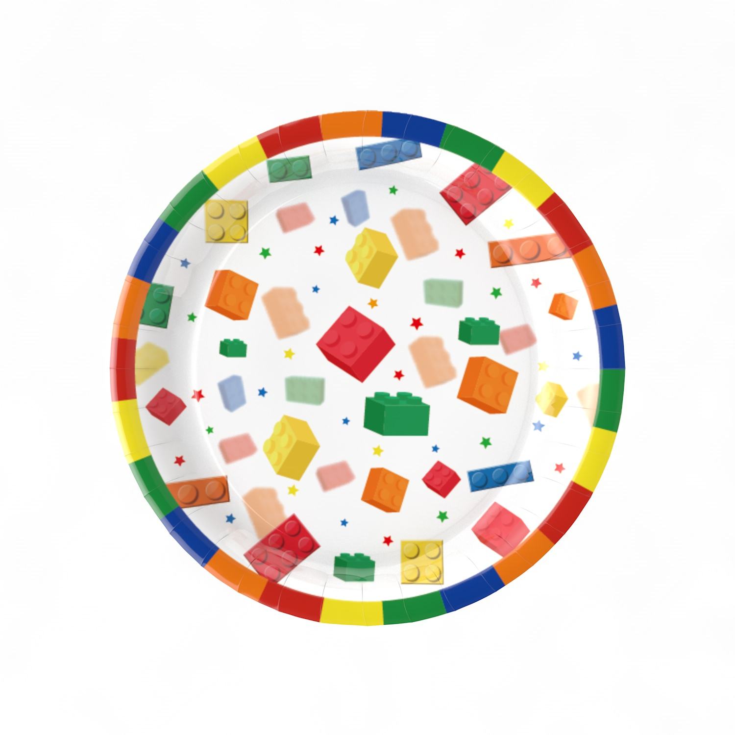 Rouge: assiettes de 7 pouces * 10 pièces