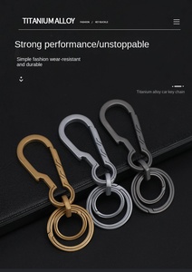 <strong>Cheap</strong> and High Quality Titanium Alloy <strong>Key</strong> Chain Bottle Opener 30mm Sublimation <strong>Key</strong> Chain Practical Carabiner <strong>Key</strong> Chain - Product Image 6