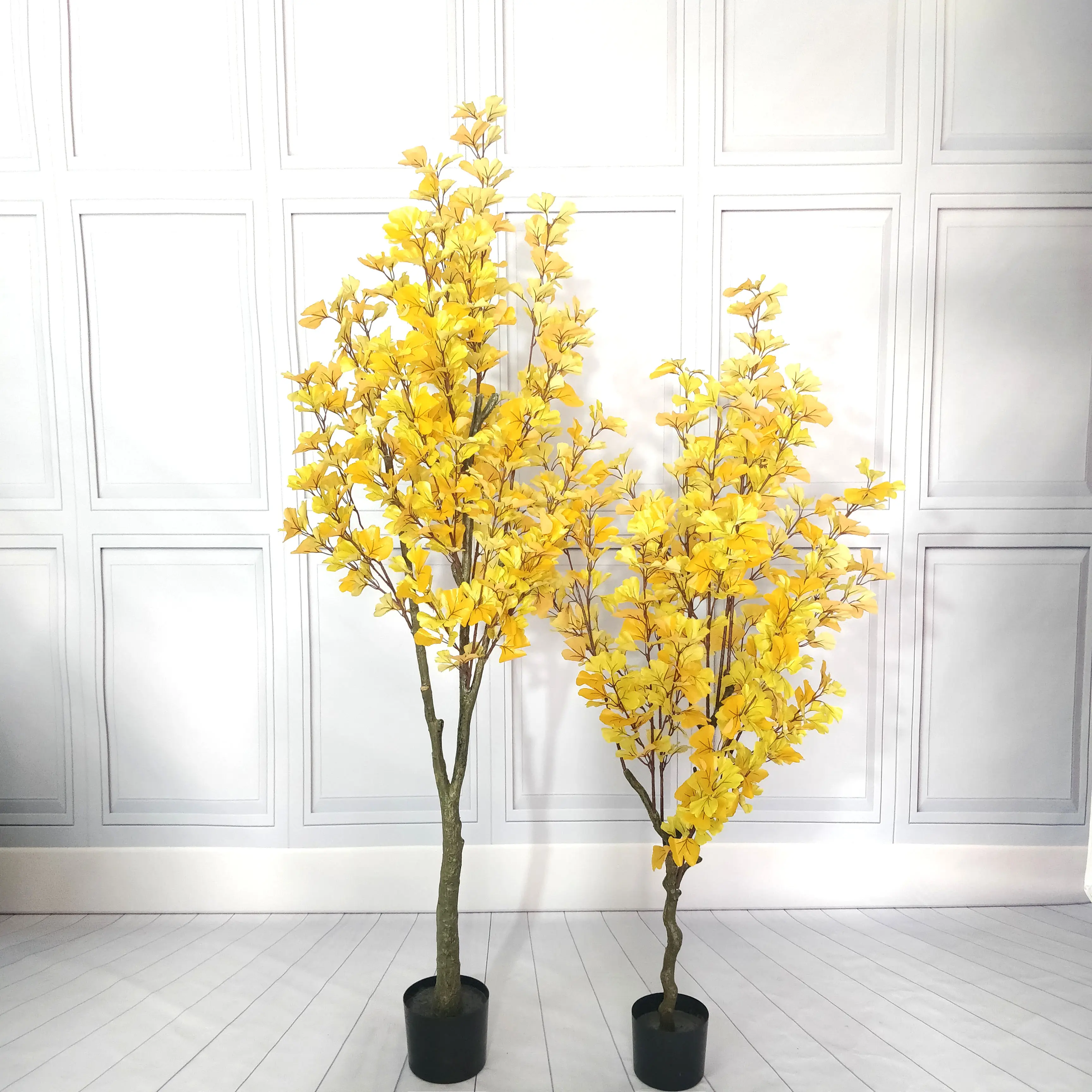 Enkianto-Planta artificial de plástico decorativo, quinqueflorus, campana, árbol, alta calidad