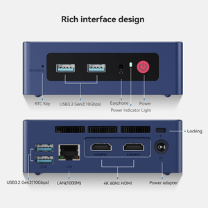 Beelink มินิ S13โปร Intel Celeron มินิพีซี4C/4T 2GHz มากถึง3.6GHz คอมพิวเตอร์ตั้งโต๊ะเล่นเกม N150 12gen สำนักงาน - Product Image 1
