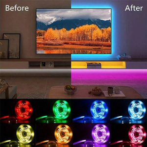 LED-Licht leiste RGB LED Hintergrund beleuchtung TV Music Sync für Bluetooth APP RF-Fernbedienung 10mm für Home Ambient Lighting Gaming - Product Image 1