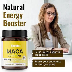 Özel etiket bitkisel takviyesi erkekler Maca <span class=keywords><strong>Ginseng</strong></span> Pil enerji Boost Maca Gummies - Product Image 5