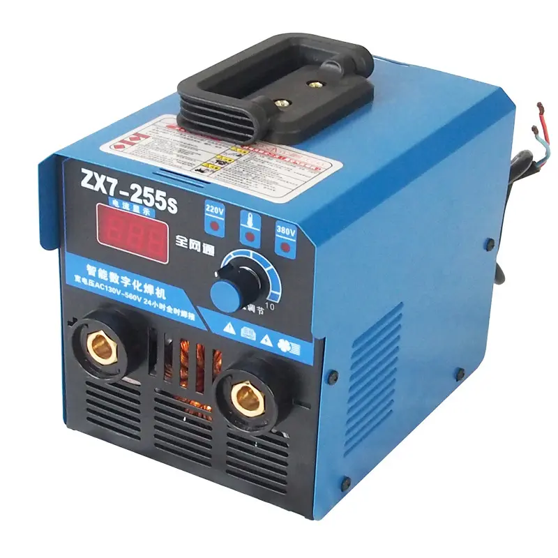 Taşınabilir elektrikli kaynak makinesi Zx7-255 invertör Dc genel voltaj küçük ev el kaynakçı