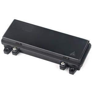 Caja de fibra óptica ABS negra 1x2, caja de terminación de fibra óptica PLC FTTH montada en la pared, conectores LC/SC/FC utilizados para redes IP/TCP - Product Image 3