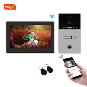 Finger abdruck IP WiFi Video Tür Telefon Intercom Ring Türklingel für 1/2/3/4 Häuser Multi Apartments App Steuerung Tuya Smart - Product Image 6