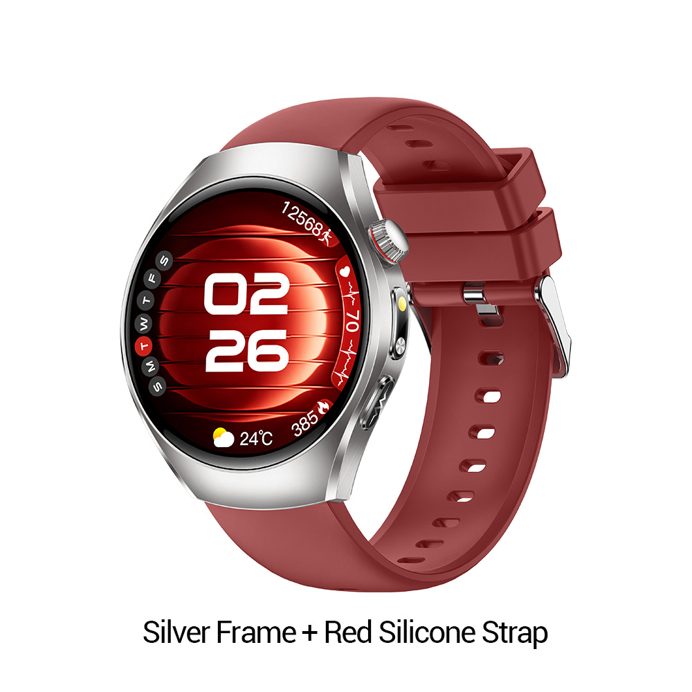 Bracelet en silicone rouge
