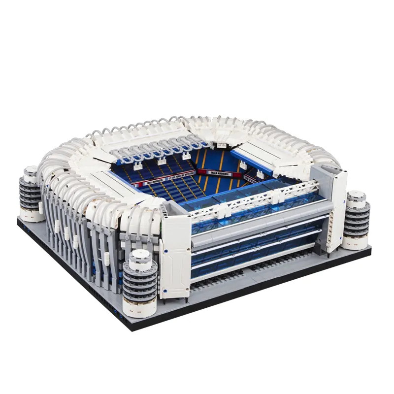 4750pcs Estádio Bernabeu Modelo Building Blocks Brinquedos Conjuntos Campo de Futebol Brinquedo Montado Educação 3D Puzzle Toy