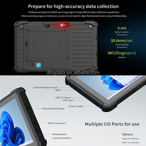 S16TWP Waterproof IP67 Rugged Laptop <strong>Computer</strong> Tablet Win 11 and Optional <strong>Android</strong> <strong>OS</strong> With RJ45 RS232 10 Inch Monitor PC - Product Image 6