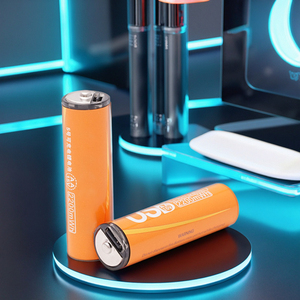 Tip C AA 3400mAh USB şarj edilebilir 1.5V lityum iyon hücre 3.7V silindirik lityum iyon piller - Product Image 1