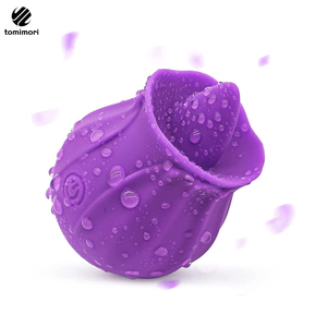 Quiet Operation Female Vibrator with Tongue-Like Texture <strong>Discreet</strong> Pleasure <strong>Sex</strong> Product