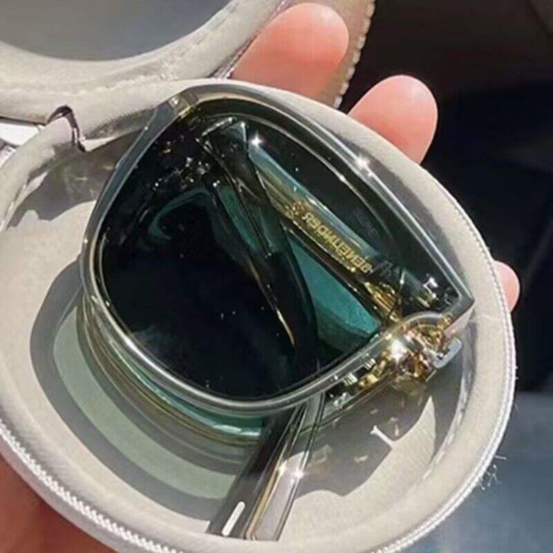 Nouveau modèle pliable 2ème génération - monture verte - verres verts