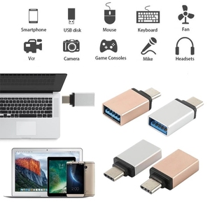 工厂价格USB 3.0母到c型母OTG适配器连接器适用于MacBook的C型OTG适配器 - Product Image 6
