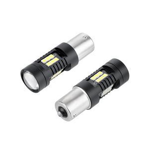 Stokta toplu 3030 21 SMD Car LED sinyal lambası 1156 1157 fren lambası araba için yüksek güç araç aydınlatma sistemi, - Product Image 1