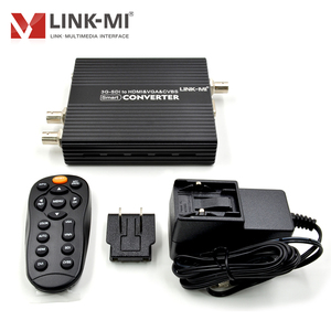 Convertidor BNC SDI a HDMI VGA CVBS con soporte de salida de bucle SDI SD/HD/3G SDI Control remoto 3G SDI a HDMI