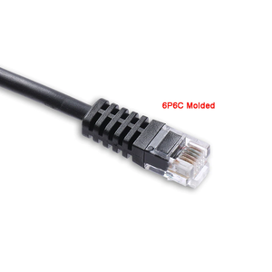 Kenwood TS-480用の成形RJ126P6CからRJ126P6Cプログラミングケーブル - Product Image 4