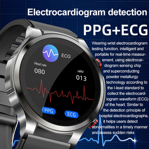 1.32&quot; Hd 360*360 Smart Watch For Elderly Smart Watch <strong>Android</strong> With Blood Oxygen Spo2, Uric Acid, Hr Alarm Monitoring Health Watch - Product Image 4