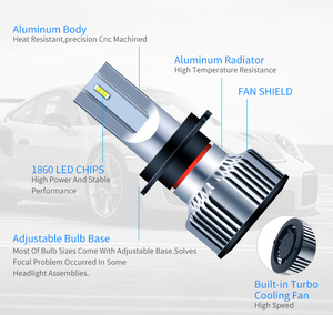 2021 dönüşüm kitleri 9005 9006 9007 LED far ampulü H11 araba farlar ampuller - Product Image 2