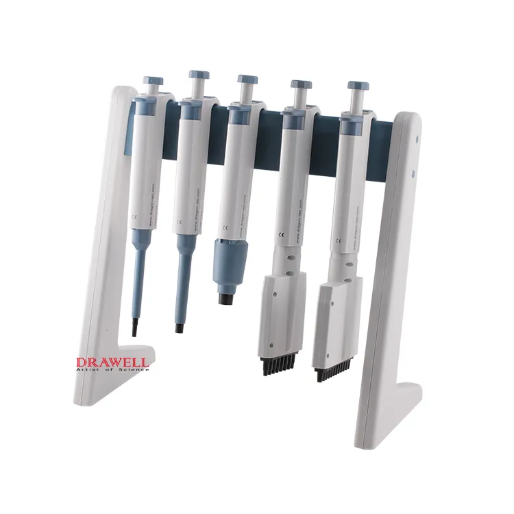 Drawell Non Autoclavable Adjustable Pipettes Laboratory Electronic Pipettes
