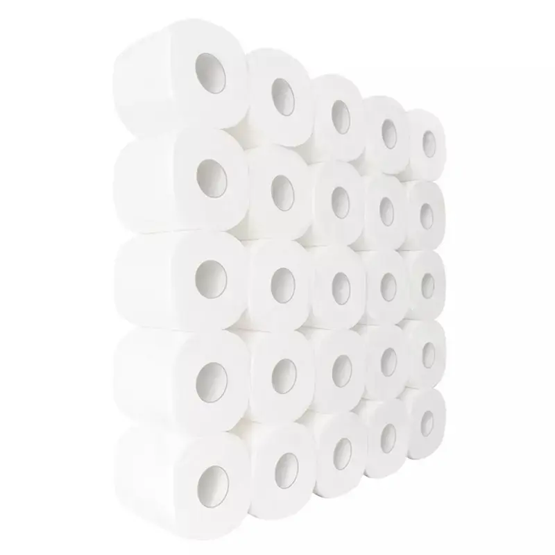 Rouleau de papier toilette/papier toilette/papier toilette/papier toilette à noyau d'impression de haute qualité, super doux à 3 couches, vente en gros