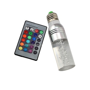E27 3W <strong>RGB</strong> 16 Color Changing IR Remote Control Crystal <strong>LED</strong> Bulb