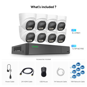 16CH 8MP akıllı çift Lens IP POE kamera sistemi Longvision OEM ses 8CH güvenlik Bullet ağ kamerası 16 kanal CCTV 4K NVR kiti - Product Image 4