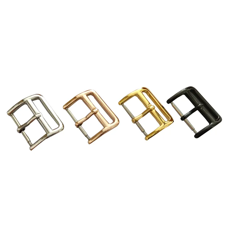 Wholesale Stainless Steel Metal Accessory Watch Strap Clasp Watch Band Pin Buckle