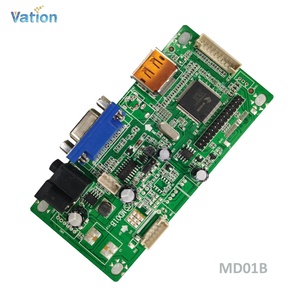 MD01B FHD液晶面板视频板DP/VGA至LVDS/eDP转换器板，带音频输出 - Product Image 1