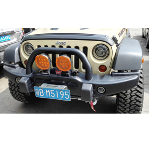 Lantsun J063 Steel Front Bumper for jeep for wrangler JK 2007-2017