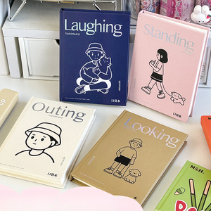 สมุด A7ขนาดเล็กขนาดกะทัดรัดสมุดจดเปล่าสำหรับนักเรียนพื้นผิวแข็งขนาดกะทัดรัด