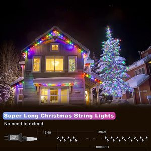 Tira de luces Led Multicolor para exteriores, iluminación decorativa de Navidad, resistente al agua, a precio barato, de alta calidad - Product Image 2