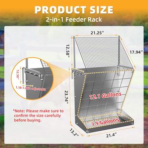 تخصيص احترافي من المصنع الصيني لوحدات إطعام الأغنام ومعدات الخيول للمزارع من الفولاذ المقاوم للصدأ - Product Image 2