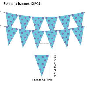 Triángulo papel Banner viaje banderín impreso personalizado al aire libre cuerda empavesado colgante en blanco fútbol Club bandera - Product Image 4