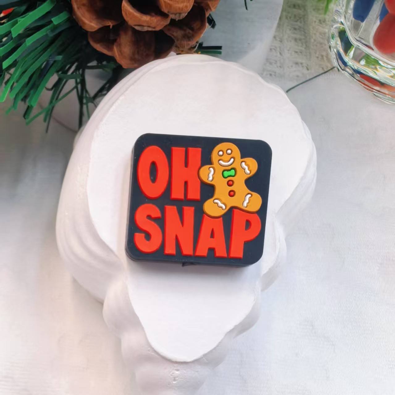 Assiette de Noël - Bonhomme en pain d'épices