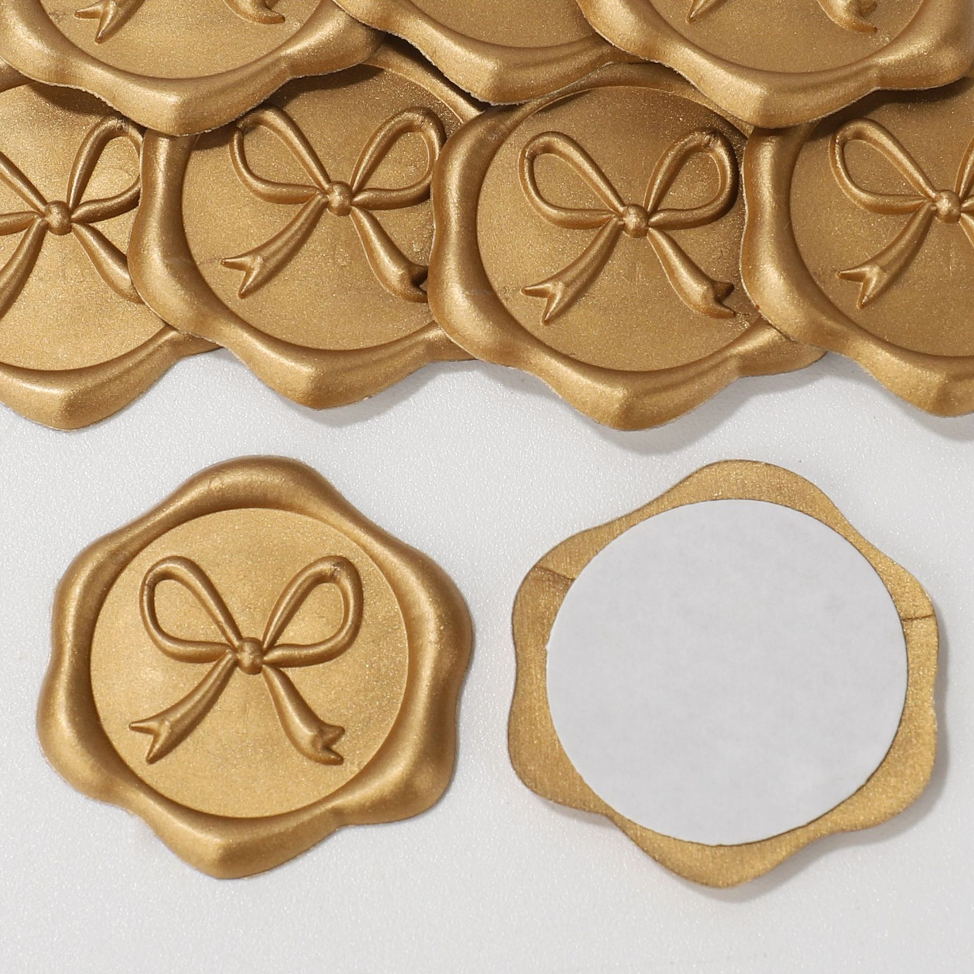 New embossed bow egg yolk